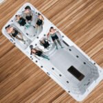 high quality outdoor spa hot tub swim spa pool, spa pool