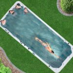 hot tub swimming pool, swim spa hot tub, pools and spas, inground spa