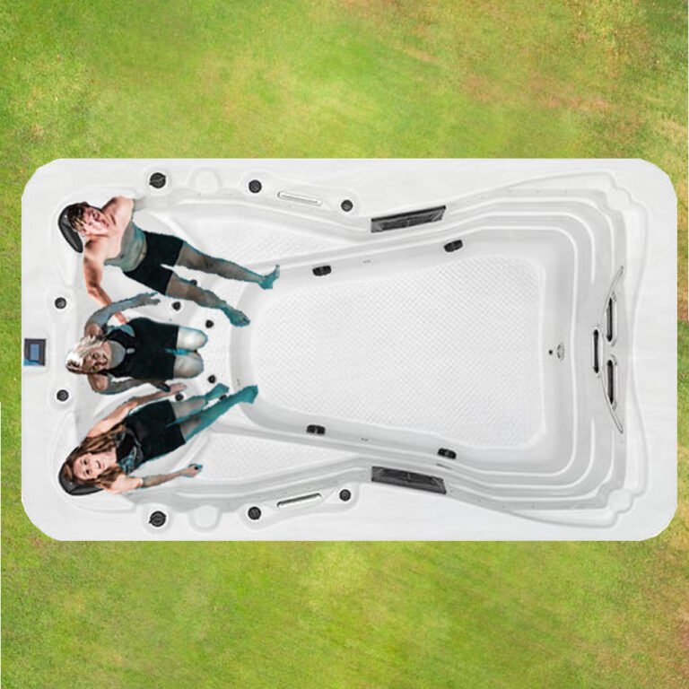 swimming hot tub, cheapest swim spa, small swim spa, 12 ft swim spa price