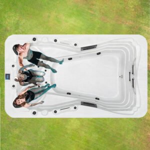 swimming hot tub, cheapest swim spa, small swim spa, 12 ft swim spa price