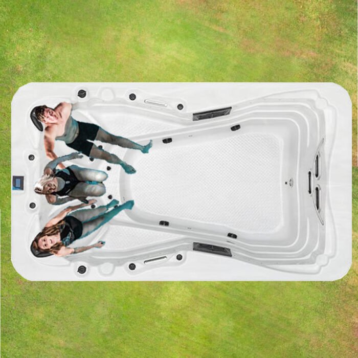 swimming hot tub, cheapest swim spa, small swim spa, 12 ft swim spa price
