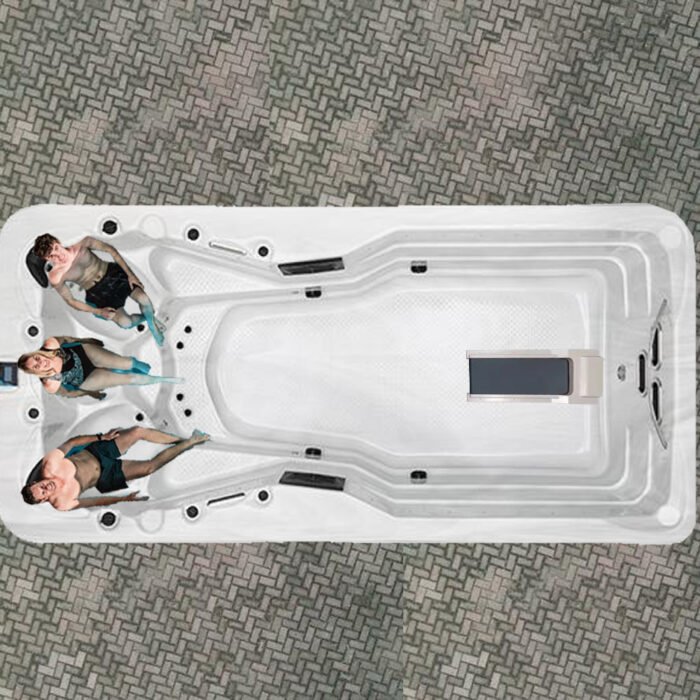 swimming hot tub cost, swim spa sizes and prices